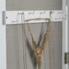 Lexi White LED Mirrored Jewellery Cabinet