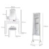 Savannah x Lexi White LED Mirror Dressing Table and Mirror Jewellery Cabinet Set