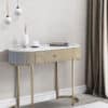 Romy Mocha Bouclé Dressing Table