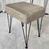 Piper Mocha Dressing Table with Black Belle LED Mirror & Olivia Stool