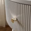 Margot Mocha Round Bedside Table