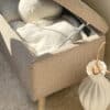 Wren Mocha Bouclé Storage Ottoman