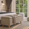 Wren Mocha Bouclé Storage Ottoman