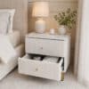 Elodie Ivory Bouclé Bedside Table