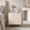 Elodie Ivory Bouclé Bedside Table