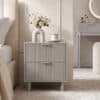 Alma Mocha Bedside Table