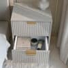 Clara Mocha Bedside Table