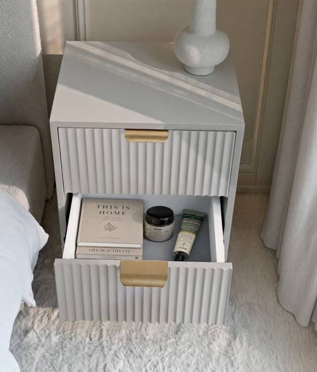 Clara Mocha Bedside Table
