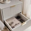 Clara Mocha Bedside Table