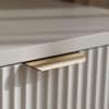 Clara White Bedside Table