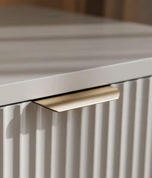Clara White Bedside Table